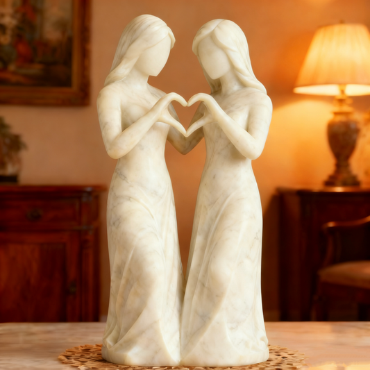 💖🔥LAST DAY 49 % OFF👩🏻🤝👩🏻Sisters by My Side, Celebrates Friendships Three Sisters Sculpture🎁Christmas, Thanksgiving Day, Birthday Gifts